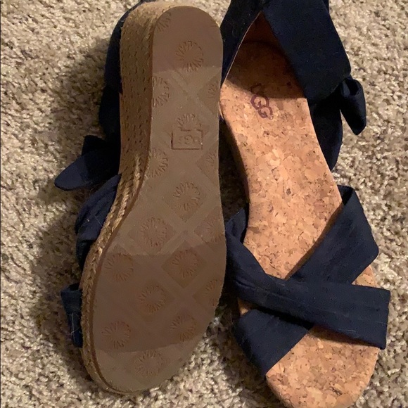 Ugg Traci Espadrille Wedge Sandal - Picture 3 of 4